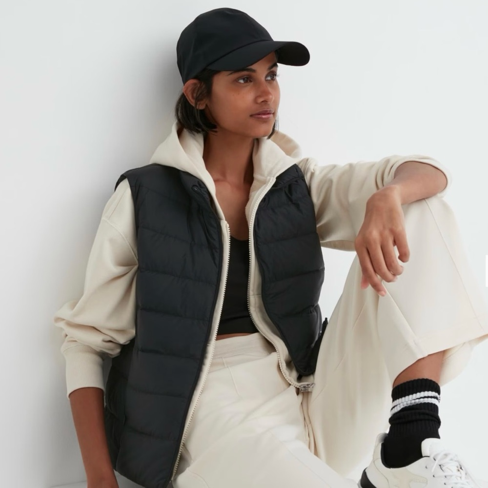 UNIQLO Ultra Light Down Vest Women Black L